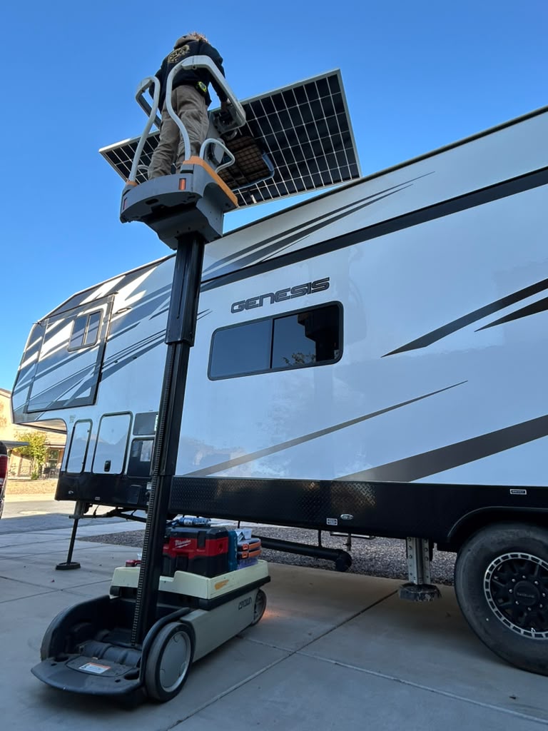Summit RV Solar installation