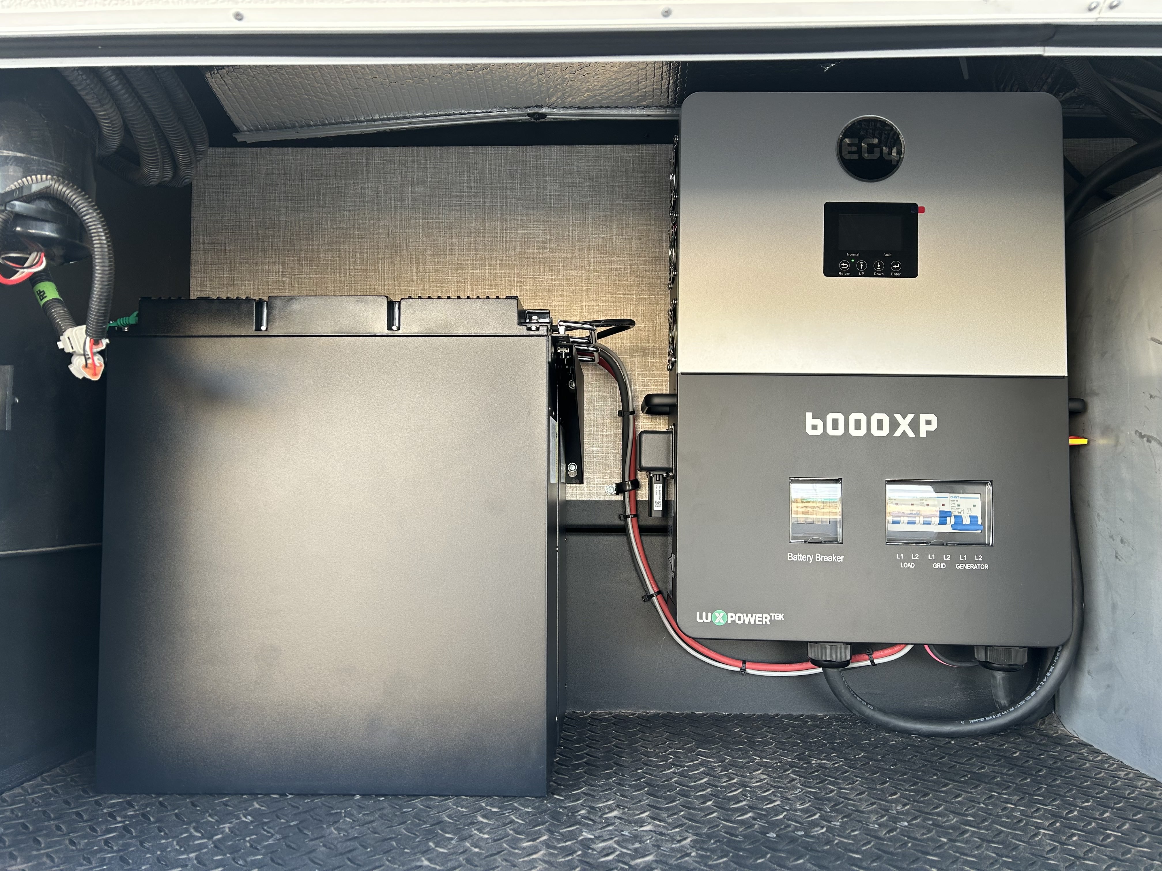 Full EG4 Battery Rack